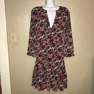 🦄Floral dress Large size
